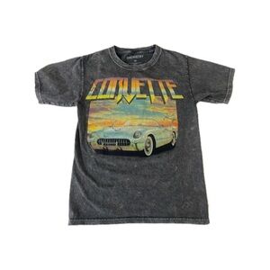 Chemistry XS Gray Corvette Graphic T-Shirt